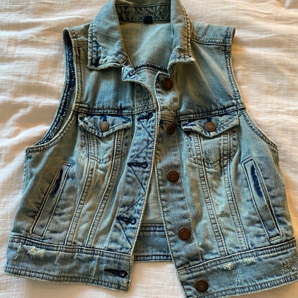 Denim vest